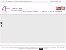 Tablet Screenshot of candelariasolidaria.es